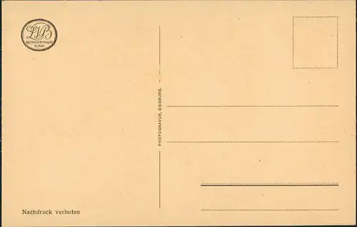 Ansichtskarte Bonn Hofansicht des Hauses Bonngasse 20 1923