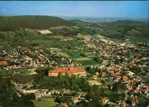 Ansichtskarte Bad Iburg Luftbild: Blick zum Dörenberg 1980