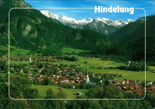 Bad Oberdorf (Algäu)-Bad Hindelang Panorama mit Rauhhorn, Kugelhorn,  2000