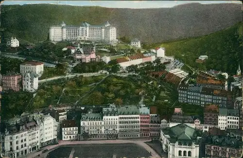 Postcard Karlsbad Karlovy Vary Hotel Imperial 1912