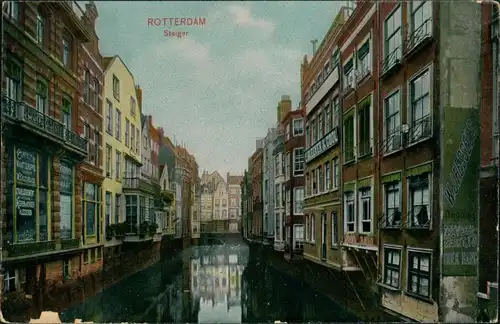 Postkaart Rotterdam Rotterdam Steiger 1907