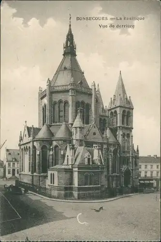 CPA Bonsecours La Basilique Vue de derrière 1918