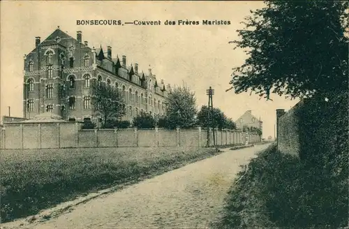 CPA Bonsecours Couvent des Freres Maristes 1918