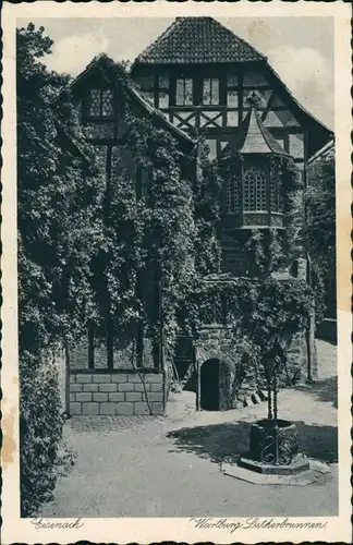 Ansichtskarte Eisenach Wartburg - Lutherbrunnen 1928