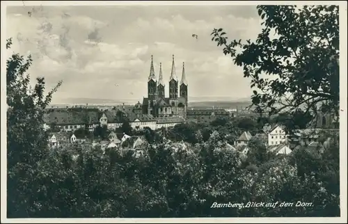 Ansichtskarte Bamberg Dom 1929