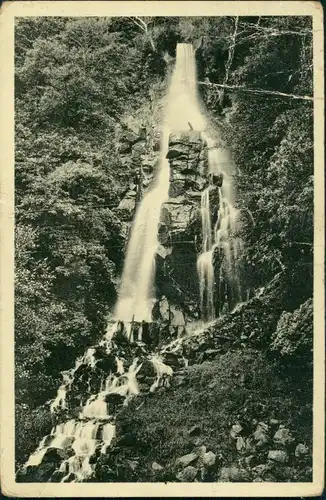 Ansichtskarte Brotterode-Trusetal Trusetaler Wasserfall 1936