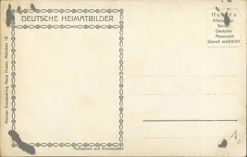 Ansichtskarte Garmisch-Partenkirchen Adolf-Zoeppritz-Haus - Kreuzeckhaus 1932