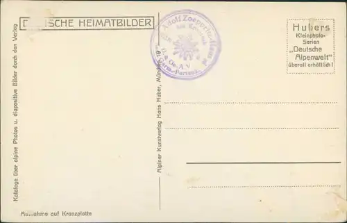 Ansichtskarte Garmisch-Partenkirchen Hochalm, Kreuzeckbahn 1931