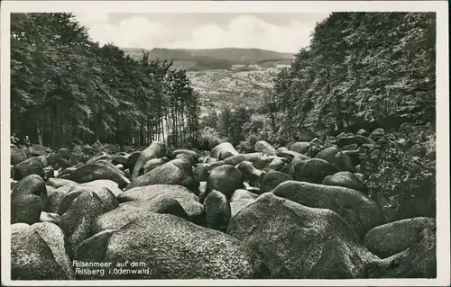 Ansichtskarte Felsberg (Hessen) Felsenmeer 1930