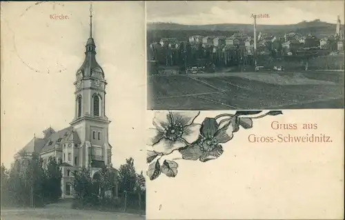 Großschweidnitz (OL) Swóńca 2 Bild: Stadt u. Landesanstalt 1909