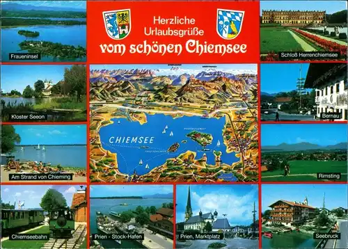 Chiemsee Chiemsee (See) - Fraueninsel, Schloß Herrenchiemsee, Kloster Seeon, Bernau 1982