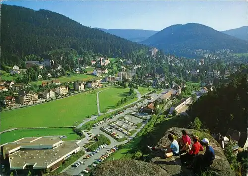 Ansichtskarte Bad Herrenalb Blick vom Falkenstein 1985