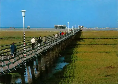 Ansichtskarte St. Peter-Ording Seebrücke 2002