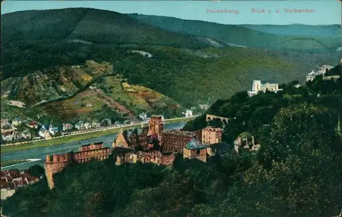 Ansichtskarte Heidelberg Heidelberger Schloss 1913