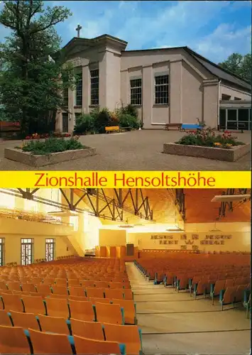 Ansichtskarte Gunzenhausen Zionshalle Hensoltshöhe 1985