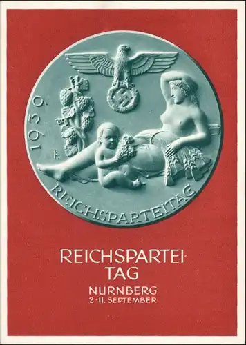 Ansichtskarte  Reichsparteitag Nürnberg 2-11. Dezember 1939 