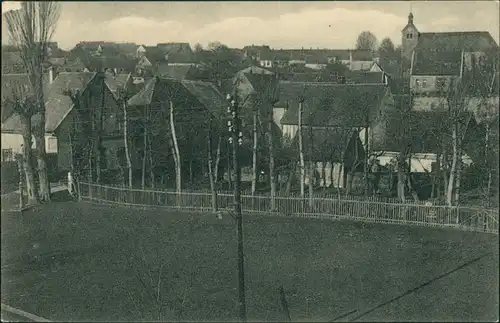 Ansichtskarte Großörner-Mansfeld Blick auf die Stadt 1922 