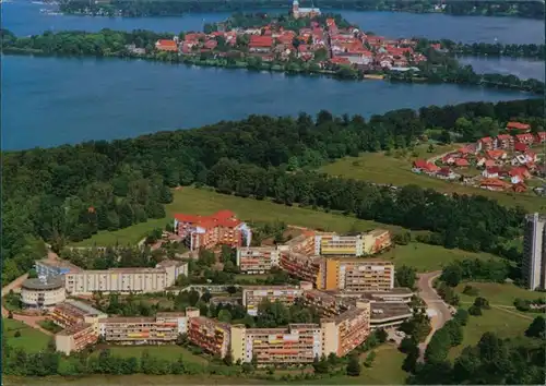 Ansichtskarte Ratzeburg Wohnviertel mit See 2007