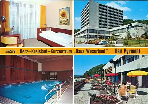 Ansichtskarte Bad Pyrmont DAK Klinik - Haus Weserland 1985