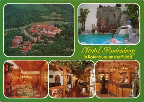 Rotenburg (Wümme) Hotel Rodenberg - Luftbild, Pool, Innenräume 1985