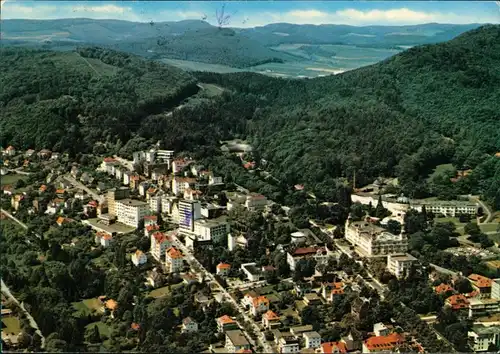 Ansichtskarte Bad Wildungen Luftbild mit Fürstenhof 1975