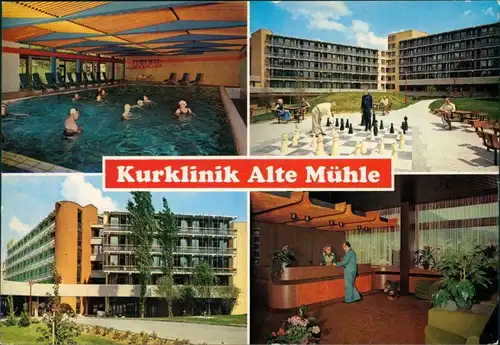 Ansichtskarte Bad Wildungen Kurklinik Alte Mühle 1978