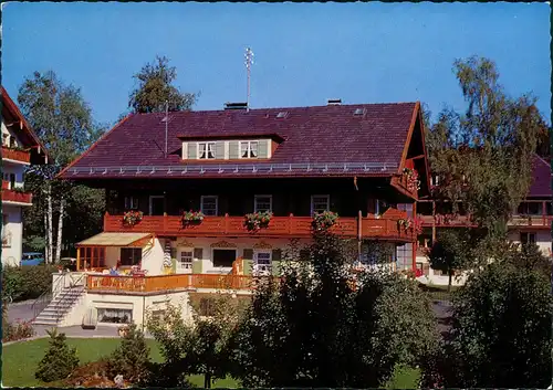 Ansichtskarte Bad Wiessee Fremdenheim Birkenhaus am Quell 1968