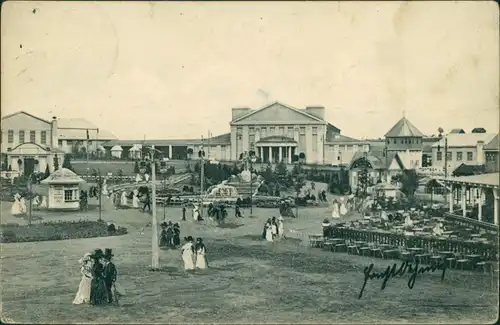 Ansichtskarte Freiberg (Sachsen) Erzgebirgsausstellung - Anlagen 1915