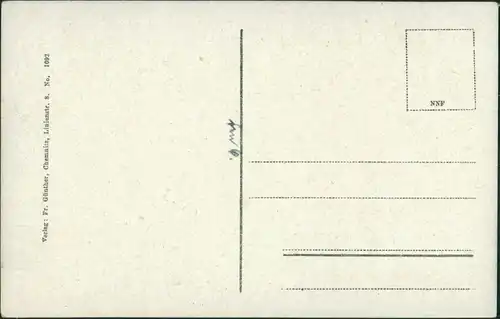 Ansichtskarte Chemnitz Partie an der Gewerbekammer 1912 