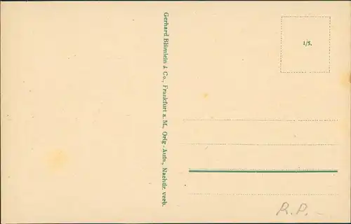 Ansichtskarte Rüdesheim (Rhein) National-Denkmal / Niederwalddenkmal 1912