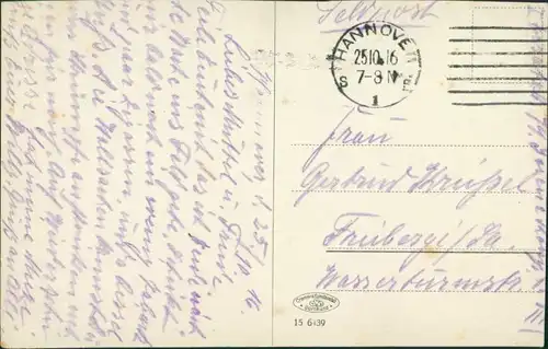 Ansichtskarte Wanne-Eickel-Herne Zeche Wilhelm Bergbau 1916