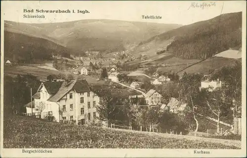Bad Schwarzbach-Bad Flinsberg Czerniawa-Zdrój Świeradów-Zdrój Stadtpartie 1927