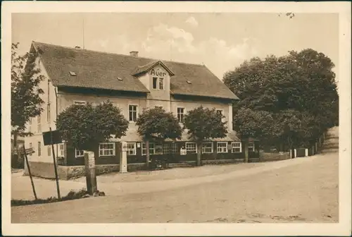 Ansichtskarte Auer-Moritzburg Gasthaus Auer 1931