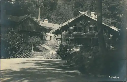 Postcard Dittersbach (Böhm. Schweiz) Jetřichovice Balzhütte 1927
