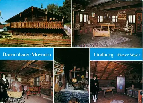 Ansichtskarte Lindberg Bauernhaus-Museum 1995