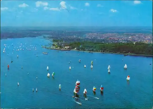 Ansichtskarte Kiel Kieler Woche, Segelboote 1980