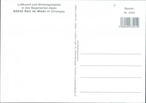 Ansichtskarte Reit im Winkl Panorama-Ansicht 2000