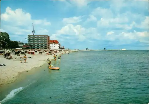 Ansichtskarte Wyk (Föhr) Strand 1971