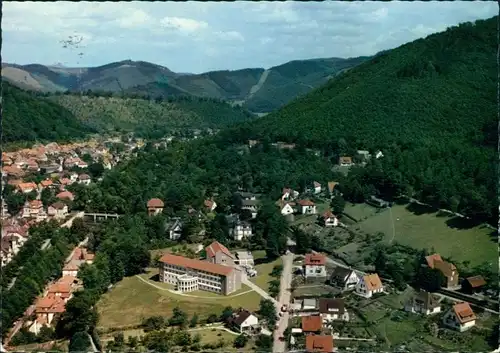 Ansichtskarte Bad Lauterberg im Harz Luftbild - Kneippkurklinik 1967