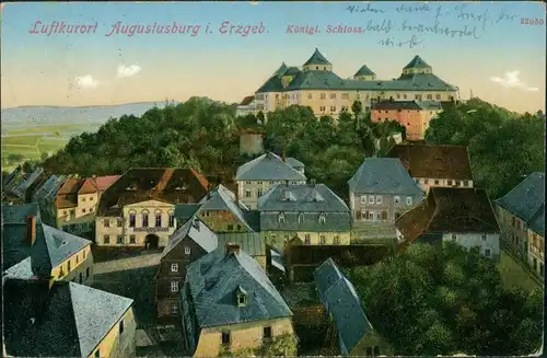 Ansichtskarte Augustusburg Erzgebirge Schloss Augustusburg 1926