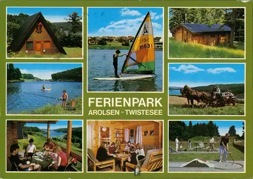 Ansichtskarte Bad Arolsen Twistetalsperre, Ferienpark 1987