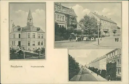 Postcard Neudamm (Neumark) Dębno Friedrichstraße Myśliborski (Kr Soldin)   1924