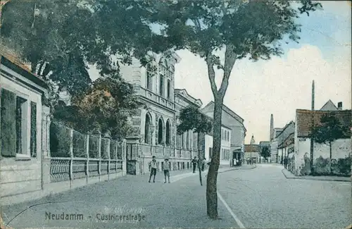 Postcard Neudamm (Neumark) Dębno Cüstrinerstraße Myśliborski (Kr  Soldin)  1926