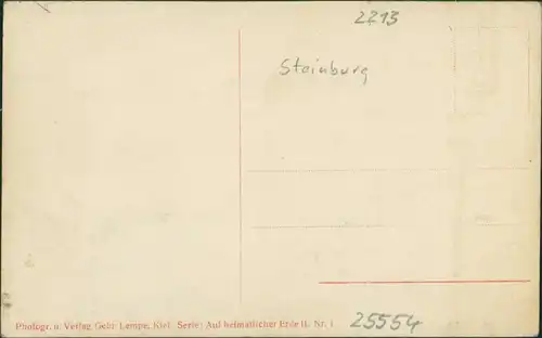 Ansichtskarte Rumfleth b. Steinburg Partie am Bauernhof b1925 