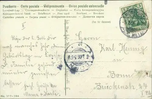 CPA Montigny-lès-Metz Luftbild Panorama 1906