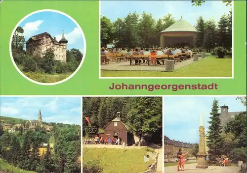 Johanngeorgenstadt HO-Hotel Deutsches Haus, Platz  Schaubergwerk, b1983