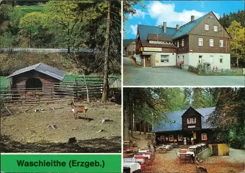 Waschleithe Grünhain-Beierfeld Tierpark, Gaststätte "Köhlerhütte" 1980