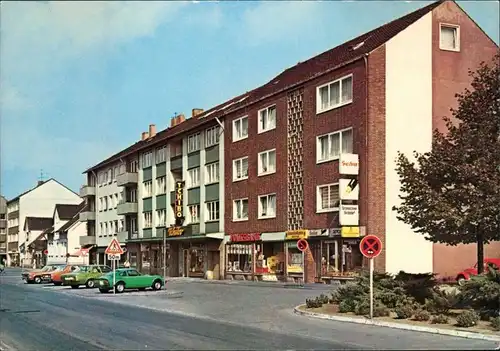 Ansichtskarte Lehrte Burgdorfer Straße 1976