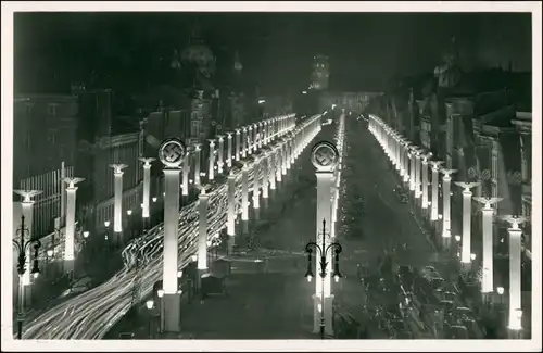 Ansichtskarte Mitte-Berlin Propaganda Unter den Linden im NS Festschmuck 1940