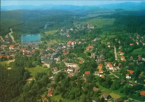 Ansichtskarte Hahnenklee-Bockswiese-Goslar Luftbild 1988